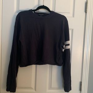 Cropped Banana Republic long sleeve shirt